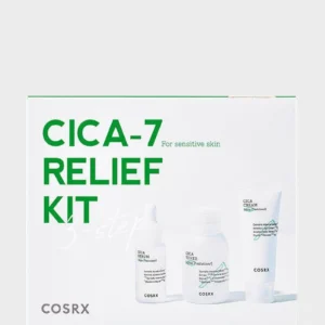 cosrx cica 7 relief kit ( pure fit cica toner 30ml + cream 15ml + serum 10 ml )