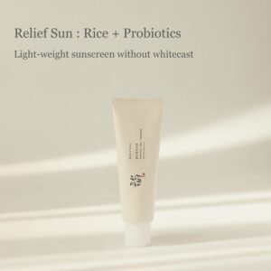 Home beauty of joseon relief sun rice + probiotics spf 50+ pa++++ 50ml 2